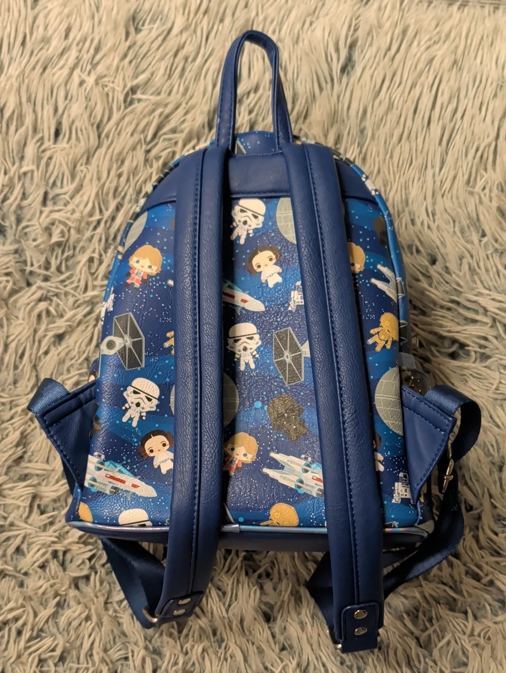 Star Wars Kids Blue Character Mini Backpack by Loungefly